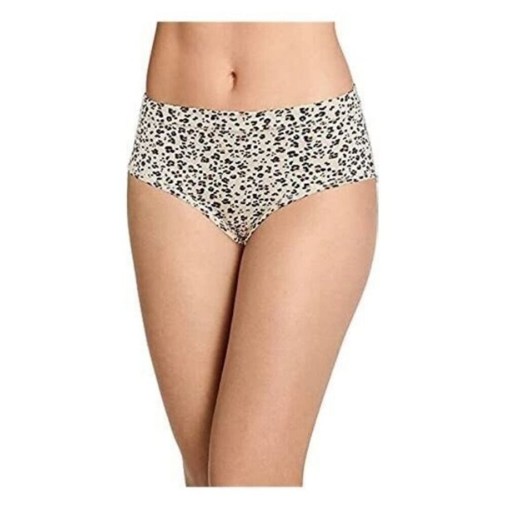 NWT Jockey Pack of 5 Sz SM (5) Cotton Stretch Hipster Leopard Print FREE Ship!